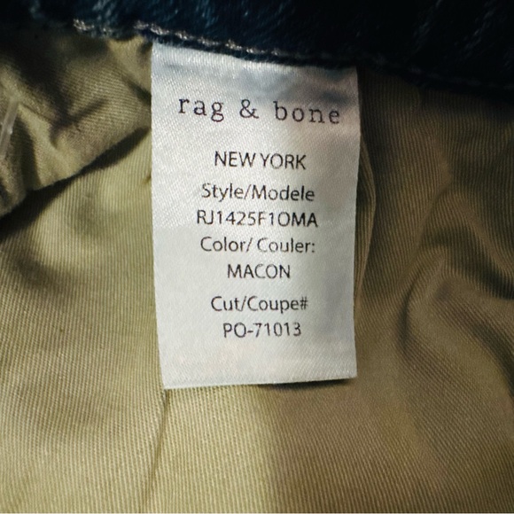 RAG & BONE Serena High-Rise Crop Jeans Size 30 - Picture 14 of 15